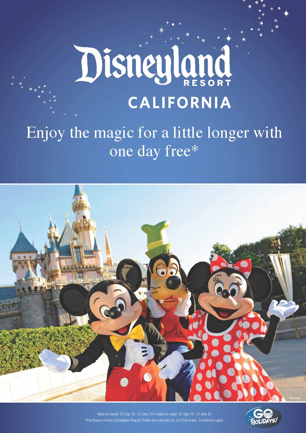 Disneyland Resort - One day FREE Offer