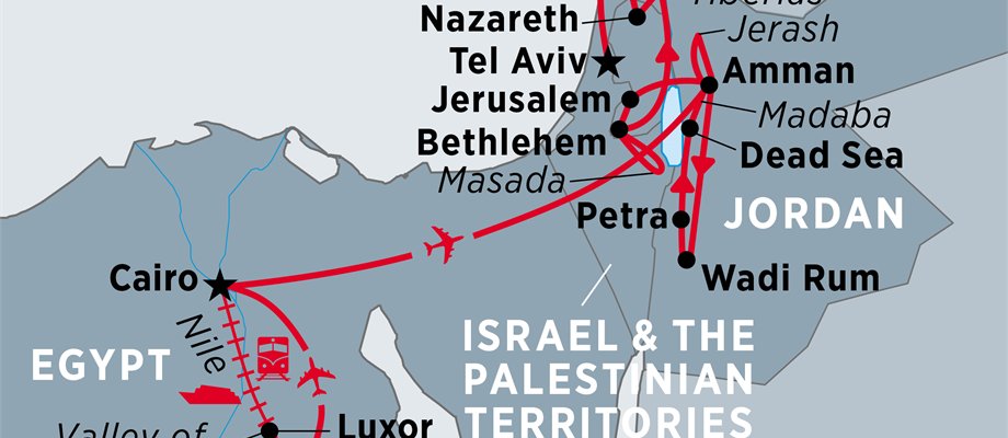 Discover Egypt, Jordan, Israel & the Palestinian Territories