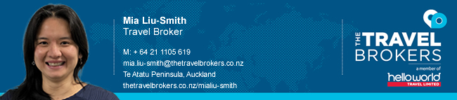 Travel Professional Mia Liu-Smith - Auckland