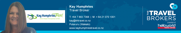 The Travel Brokers Travel Professional Kay Humphries Travel -Putururu