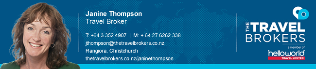Travel Professional Janine Thompson - Christchurch