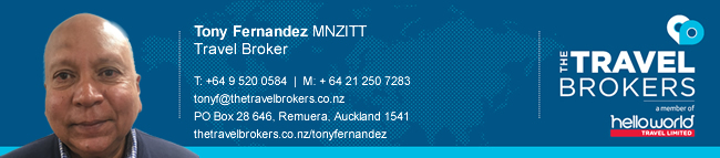 The Travel Brokers Travel Professional Tony Fernandez - Auckland