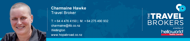 The Travel Brokers Travel Professional Charmaine Hawke - Wellington
